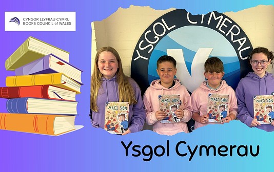 Ysgol Cymerau students