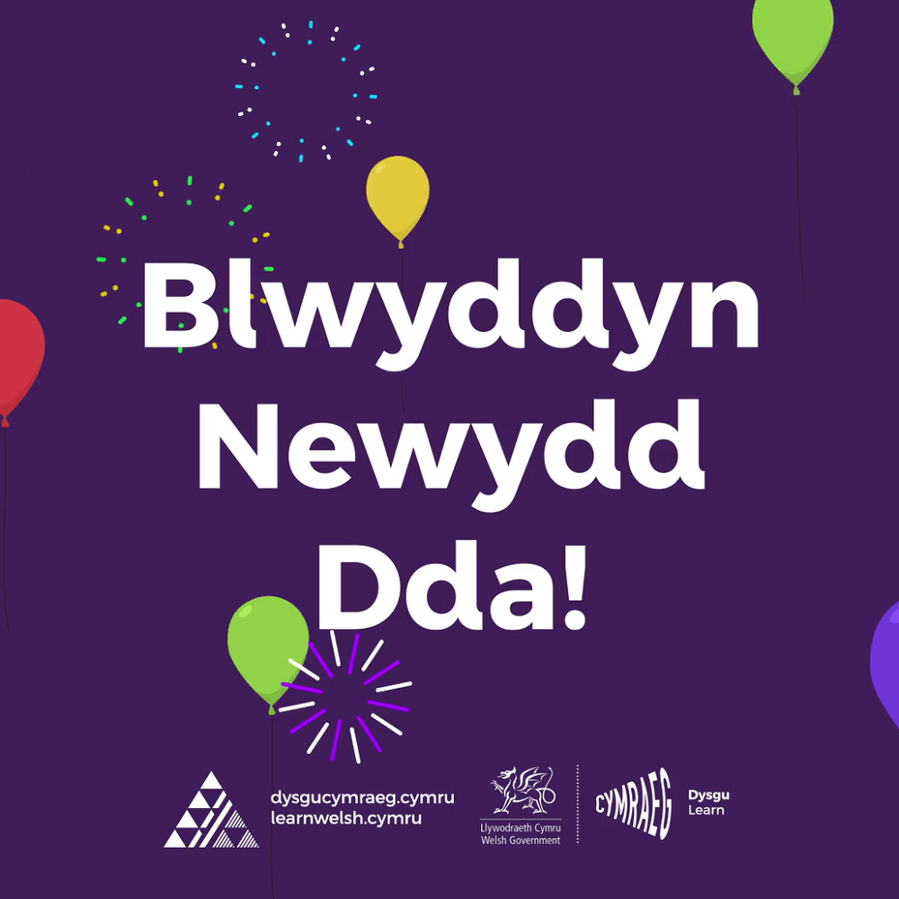 Blwyddyn Newydd Dda poster