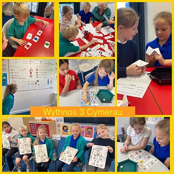 collage from ysgol cymerau