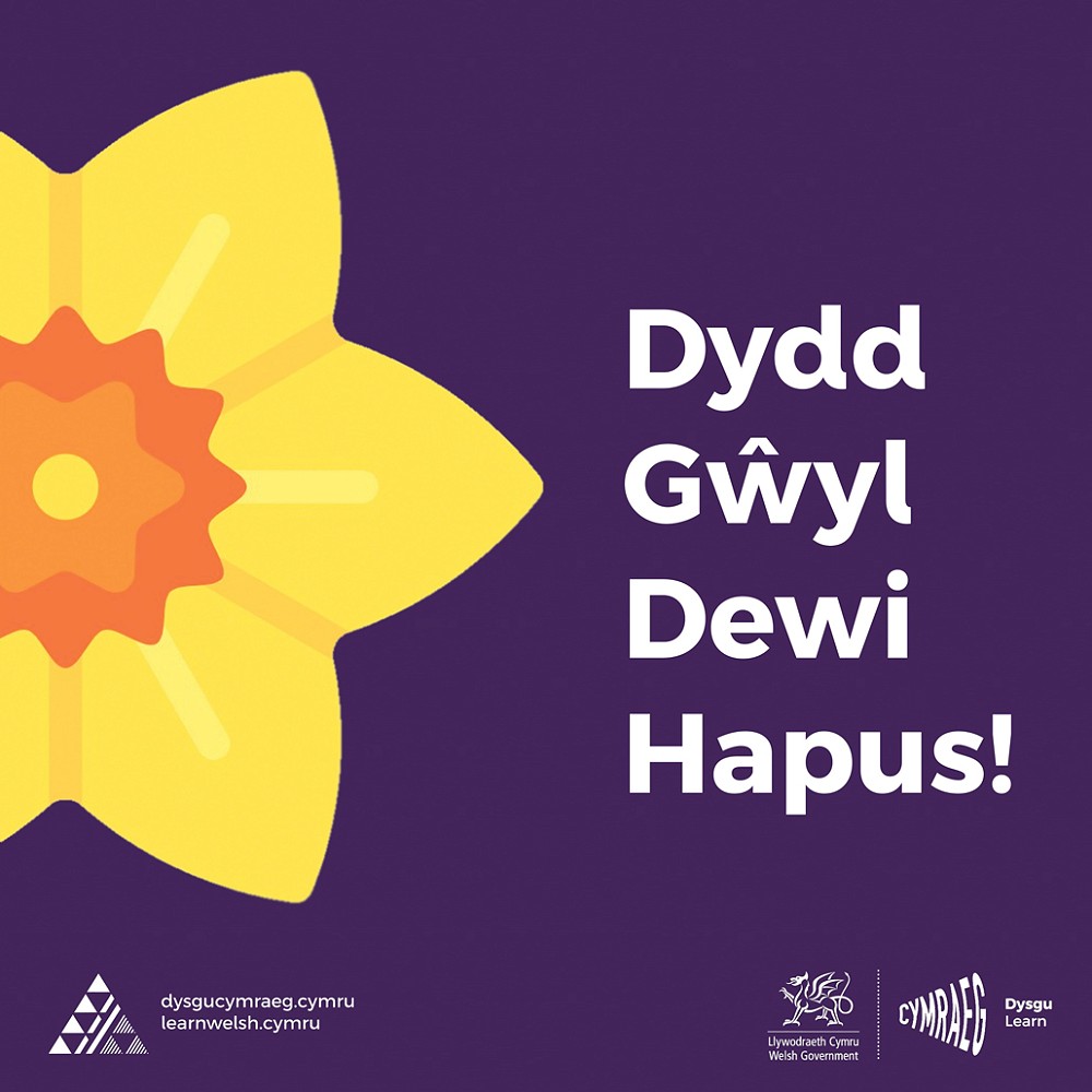 Dydd Gwyl Dewi Hapus poster