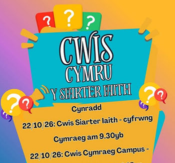 information poster for cwis Cymruvv