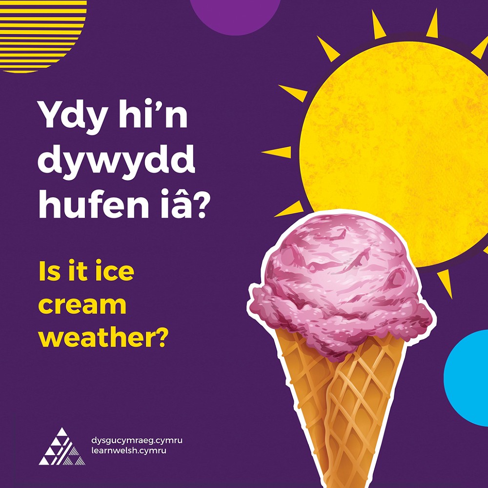Tywydd Hufen Iâ poster