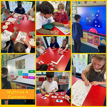 Collage of photos from Cymerau - Summer Blog Week 4