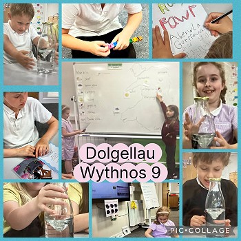 Collage of images from Ysgol Dolgellau - week 9 activities
