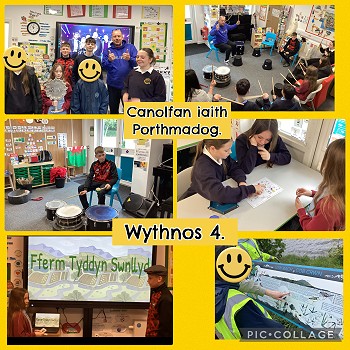 Collage of photos from Porthmadog - Summer Blog Week 4