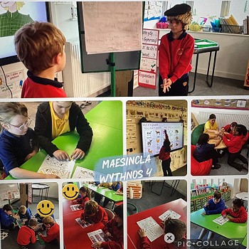 different activities students completed in week 4