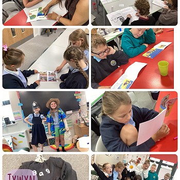Collage of images from Ysgol Tywyn - week 9 activities